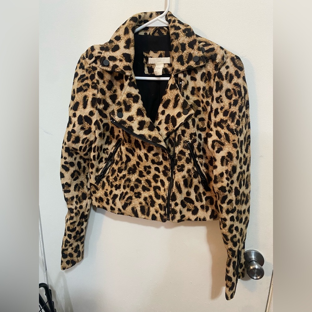H&M Leopard Print Jacket